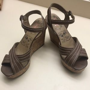 Jellypop brown wedges